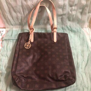 Women’s Brown Shoulder Bag Snap Closure